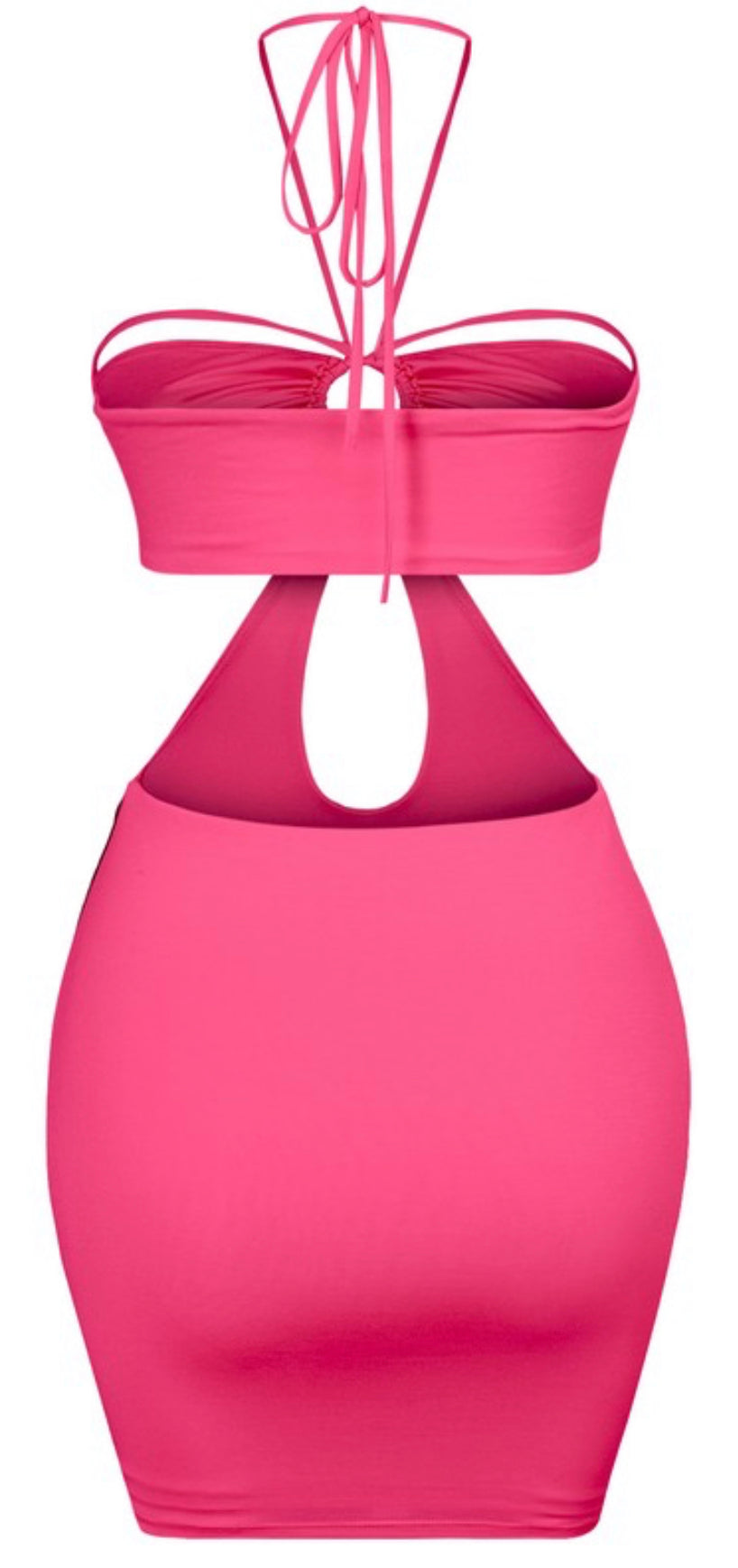 Pink Halter Mini - Dress
