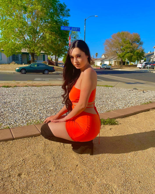 Orange Dream -Dress