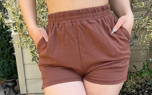 Lounge Shorts (Brown)